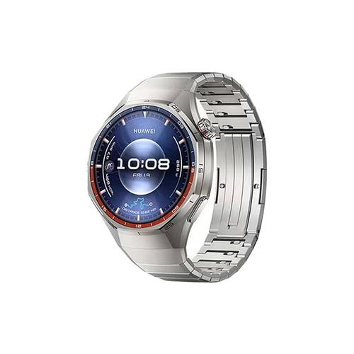 ساعة هواوي GT 6 Pro الذكية مقاس 46 مم، شاشة 1.47 بوصة، عمر بطارية يصل إلى 21 يومًا، متوافقة مع أجهزة iOS وAndroid، مزودة بتحليل ECG ومراقبة صحية، لون تيتانيوم