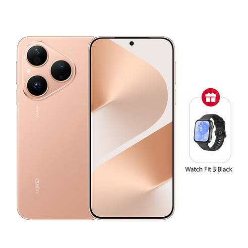 جوال هواوي Pura 80 بشريحتي اتصال، لون ذهبي، ذاكرة RAM بسعة 12GB وسعة تخزين 256GB، إصدار الشرق الأوسط مع ساعة Watch Fit 3 مجانًا.