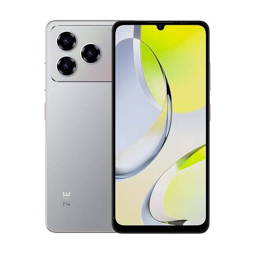ZTE Blade A76 Smartphone – 128GB Storage, 12GB RAM (4GB + 8GB Extended), Dual SIM, 6.6-inch Display, Fingerprint, Face Unlock, Gray