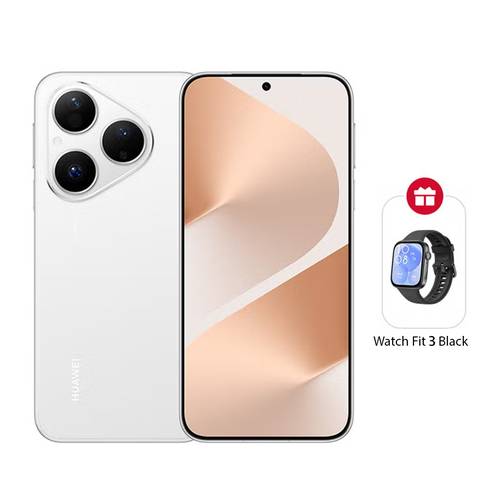 جوال هواوي Pura 80 بشريحتي اتصال، لون أبيض، ذاكرة RAM بسعة 12GB وسعة تخزين 256GB، إصدار الشرق الأوسط مع ساعة Watch Fit 3 مجانًا.
