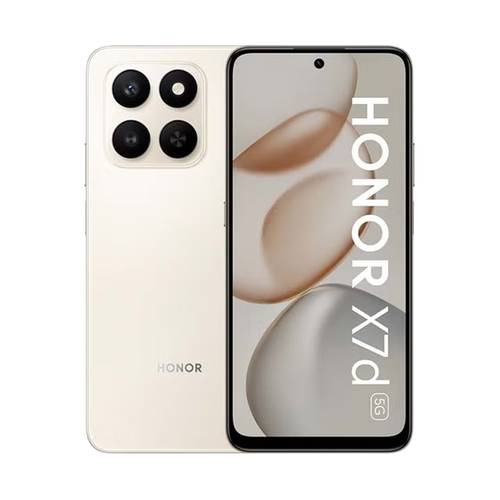 Honor X7d Smartphone Dual SIM Desert Gold 8GB RAM 256GB 5G - Middle East Version