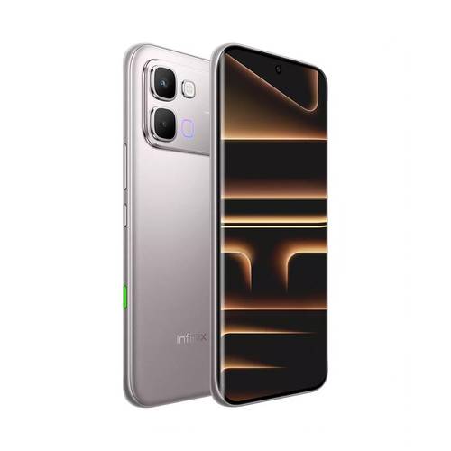 جوال انفنكس Note Edge مع تقنية 5G سعة 256/16GB ثنائي الشريحة بذاكرة رام سعة 8+8 جيجابايت بلون تيتانيوم