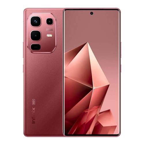 جوال انفنكس Note 50S 5G ذاكرة 256 جيجا مع رام موسعة 16 (8+8) جيجا - لون أحمر عنابي