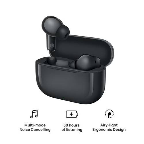 Huawei FreeBuds SE 4 ANC, True Wireless Earbuds, Multi-mode Noise Cancelling Earphones, 50 Hours Long Battery Life, In-Ear Headphones Bluetooth 5.4, Compatible with iOS and Android, IP54 Black