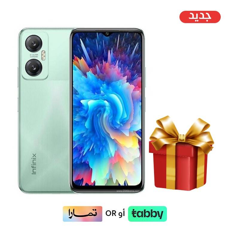 جوال انفنكس هوت 20 5G بتقنية NFC رام 4+3 وذاكرة داخلية 128 جيجا - لون الطاقة الخضراء