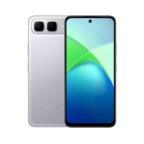 Infinix Smart 10 Smartphone – 128GB Storage, 8GB RAM (4GB + 4GB Extended) Titanium Silver