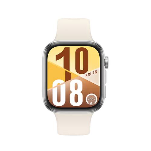 ساعة هواوي FIT4 الذكية، شاشة 1.82 بوصة، أكثر من 100 وضع رياضي، متتبع اللياقة والنوم، مراقب معدل ضربات القلب، مساعد الرفاهية العاطفية، عمر بطارية يصل إلى 10 أيام، متوافق مع iOS و Android لون أبيض