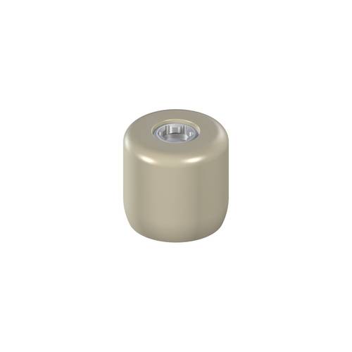 Protective cap for screw-retained abutment, Ø 4.6mm, H 5.1mm, PEEK/TAN