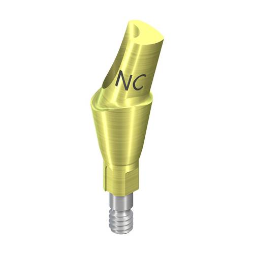 022.2154 : NC Anatomic Abutment, angled 15°, GH 3.5 mm, Ti