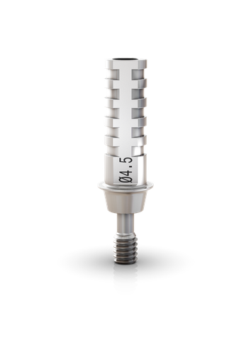NUVO TITANIUM TEMPORARY ABUTMENT FOR BRIDGE 4.5 CF GH 1.0 SP