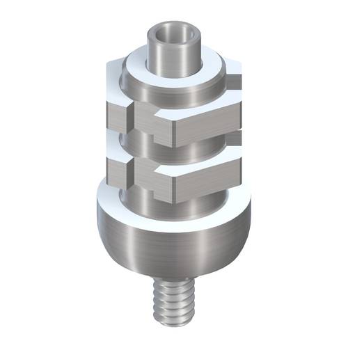 048.091:WN synOcta® impression cap, screw-retained, with integral guide screw, H 10mm, Al