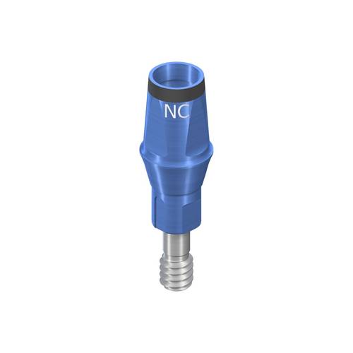  022.2311:NC Cementable Abutment, D 3.5mm, GH 1mm, AH 4mm, Ti