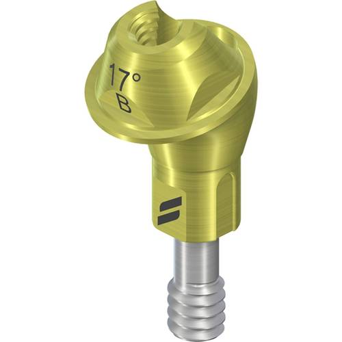 022.0137s:NC SCREW-RET. ABUT., TAN - ANGLED 17°, Ø 4.6MM, GH 2.5MM, TYPE B, STERILE