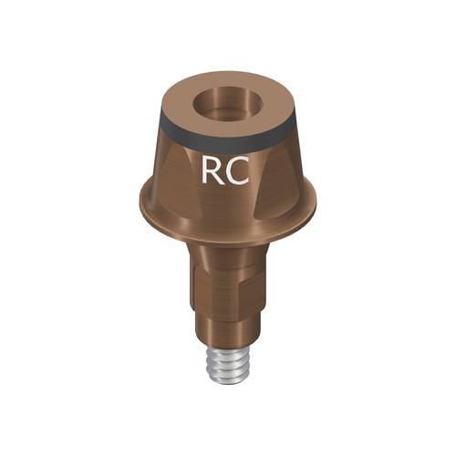 022.4331:RC Cementable Abutment, D 6.5mm, GH 1mm, AH 4mm, Ti