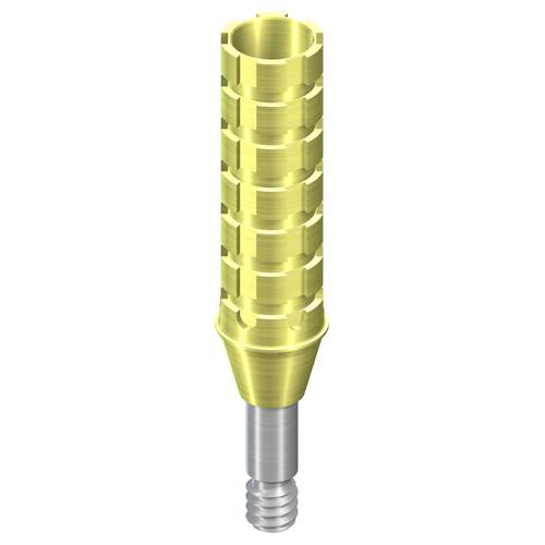 024.2375:NC Temporary Abutment, Bridge, D 3.5mm, H 11mm, TAN