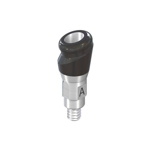 022.0068:RC Novaloc® ADLC angled 15°, Ø 3.8mm, H 3mm, type A, TAV