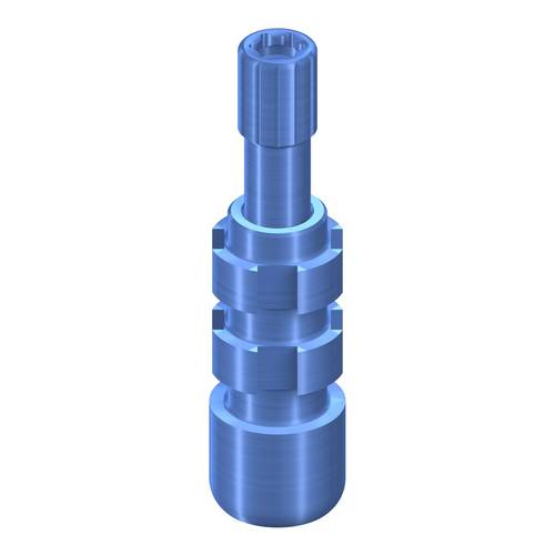 025.0011:Impression Post f. open tray f. screw-ret. abut., abut. level, Ø 3.5mm, non-engaging, TAN