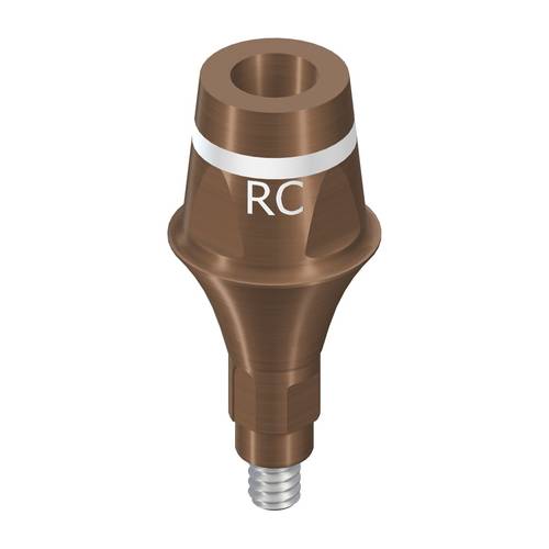 022.4337:RC Cementable Abutment, D 6.5mm, GH 3mm, AH 5.5mm, Ti