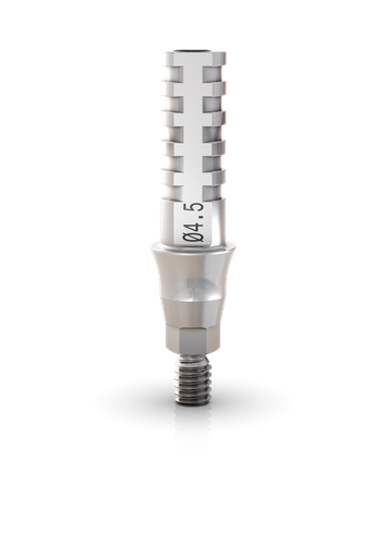 NUVO TITANIUM TEMPORARY ABUTMENT FOR CROWN 4.5 CF GH 3.0 SP
