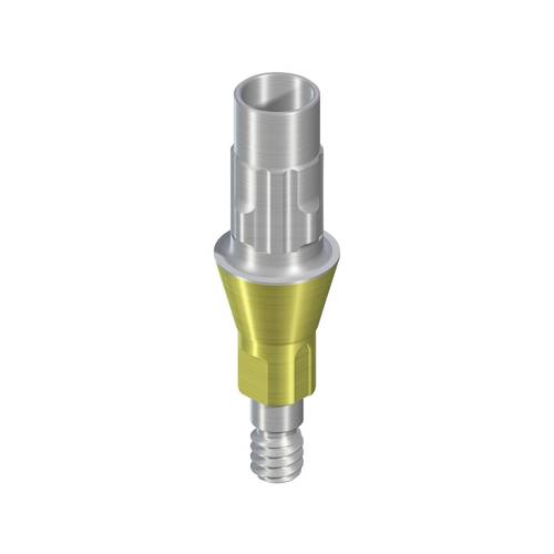 022.0106:NC Variobase® for Crown, incl. screw, Ø 3.8mm, AH 5.5mm, GH 2mm, TAN