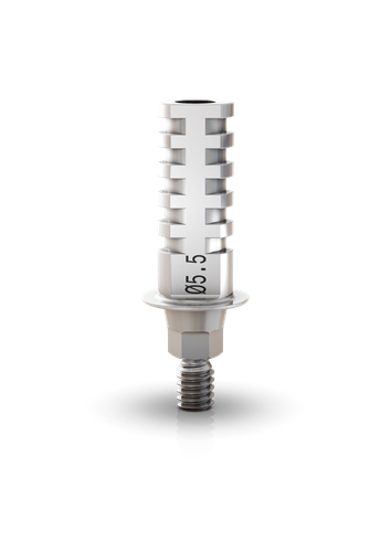 NUVO TITANIUM TEMPORARY ABUTMENT FOR CROWN 5.5 CF GH 0.5 SP