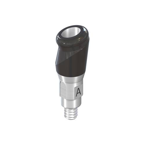 022.0069:RC Novaloc® ADLC angled 15°, Ø 3.8mm, H 4mm, type A, TAV