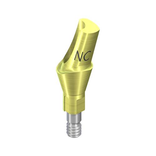 022.2152: NC Anatomic Abutment, angled 15°, GH 2mm, Ti