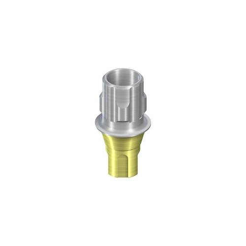 :  025.2921:NC Variobase Abutment, with screw, D 3.8mm, H 3.5mm, TAN