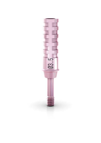 NUVO TITANIUM TEMPORARY ABUTMENT FOR BRIDGE 3.5 CF GH 0.5 NP