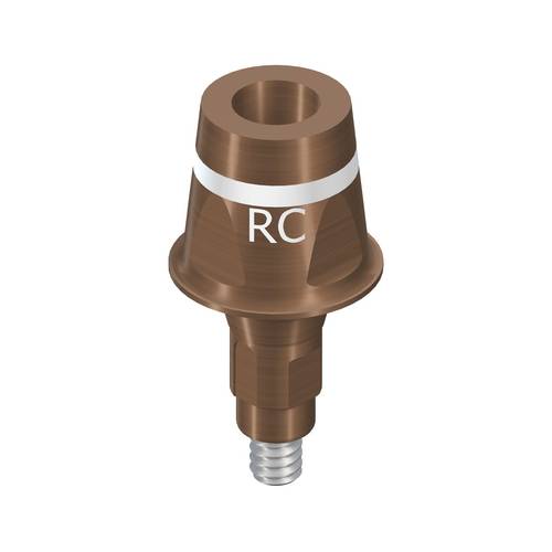 022.4335:RC Cementable Abutment, D 6.5mm, GH 1mm, AH 5.5mm, Ti