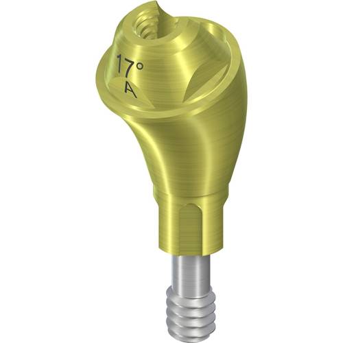 022.0140s:NC SCREW-RET. ABUT., TAN - ANGLED 17°, Ø 4.6MM, GH 4.5MM, TYPE A, STERILE