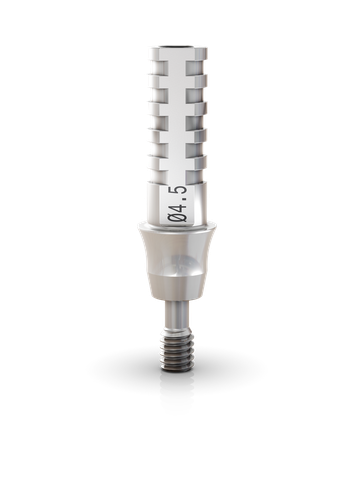 NUVO TITANIUM TEMPORARY ABUTMENT FOR BRIDGE 4.5 CF GH 3.0 SP