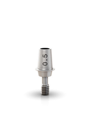 NUVO TITANIUM BASE FOR BRIDGE 4.5x4.5x0.5 CF SP