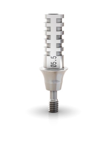 NUVO TITANIUM TEMPORARY ABUTMENT FOR BRIDGE 5.5 CF GH 3.0 SP