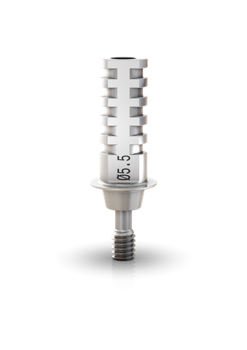 NUVO TITANIUM TEMPORARY ABUTMENT FOR BRIDGE 5.5 CF GH 1.0 SP