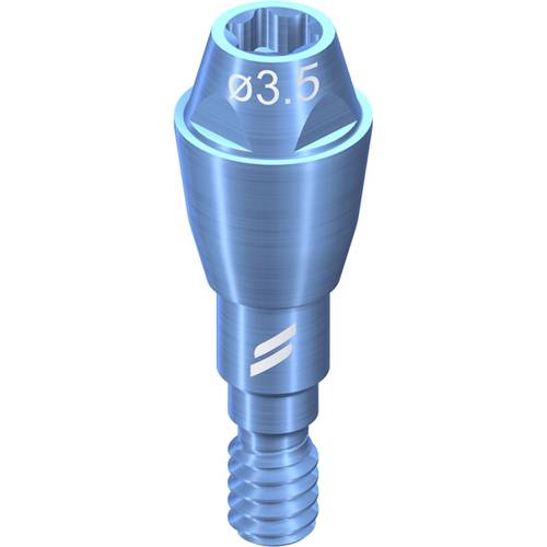 022.0125s:NC SCREW-RET. ABUT., TAN - STRAIGHT 0°, Ø 3.5MM, GH 2.5MM, STERILE