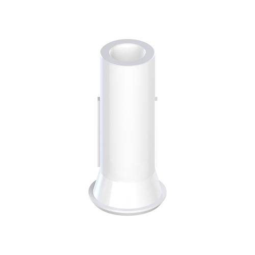 Burn-out coping f. screw-retained abut., Bridge/Bar, including screw, Ø 4.6mm, POM/TAN