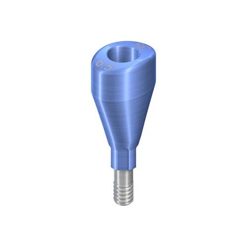 024.0010s:SC Healing Abutment, conical, oval, H6.5mm, Ti