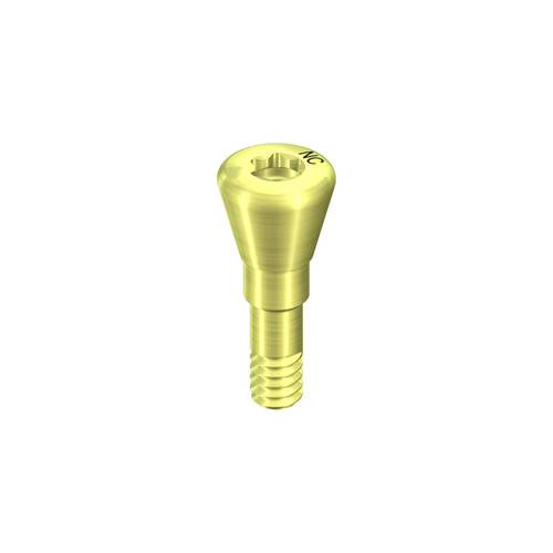 024.2222s: NC Healing abutment, conical shape, Ø 3.6mm, H 2mm, Ti