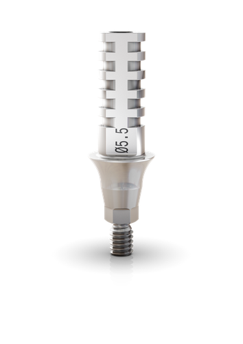 NUVO TITANIUM TEMPORARY ABUTMENT FOR CROWN 5.5 CF GH 3.0 SP