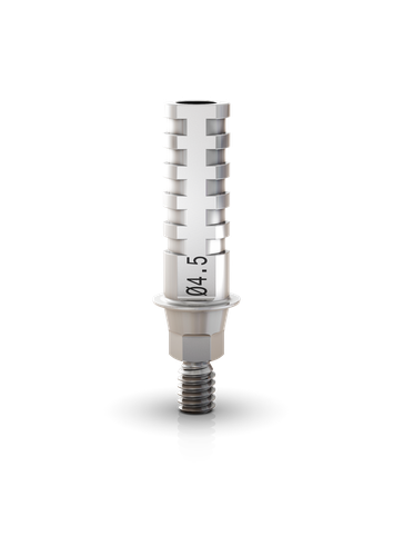 NUVO TITANIUM TEMPORARY ABUTMENT FOR CROWN 4.5 CF GH 0.5 SP