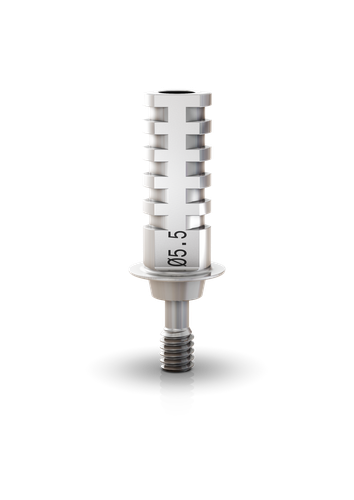 NUVO TITANIUM TEMPORARY ABUTMENT FOR BRIDGE 5.5 CF GH 0.5 SP