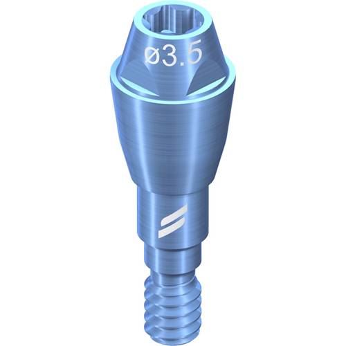 022.0126s:NC SCREW-RET. ABUT., TAN - STRAIGHT 0°, Ø 3.5MM, GH 3.5MM, STERILE