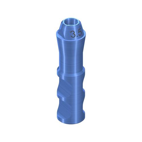 023.2754:ANALOG FOR SCREW-RETAINED ABUTMENT, TAN, STRAIGHT 0°, Ø 3.5MM