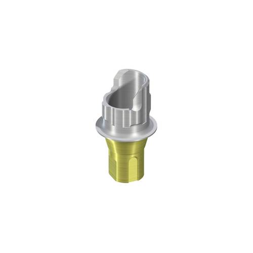 022.0084:NC Variobase® for Crown AS, incl. screw, Ø 4.1mm, AH 3.5mm, GH 1mm, TAN