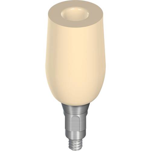 024.4372:RC Temporary abutment D 7mm, H 12mm, VITA CAD-Temp®, PMMA/TAN