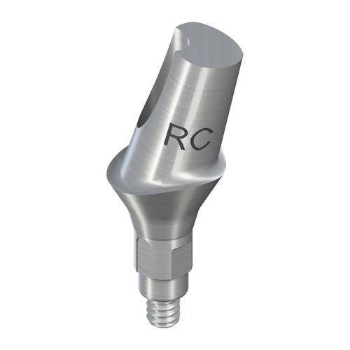 022.4152:RC Anatomic Abutment, angled 15°, GH 2mm, Ti