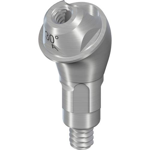 022.0158s:RC Screw-retained Abutment angled 30°, Ø 4.6mm, GH 3.5mm, type A, TAN