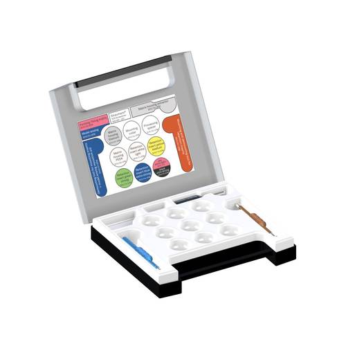 2010.101-NOV:Novaloc® Equipment Box with 3 Instruments, PP / PS / stainless steel / AI