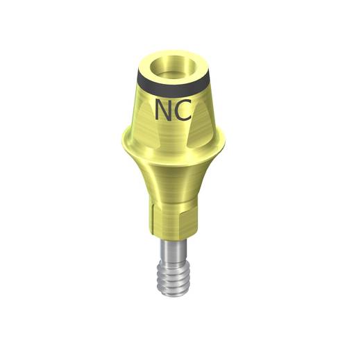 022.2322:NC Cementable Abutment, D 5mm, GH 2mm, AH 4mm, Ti